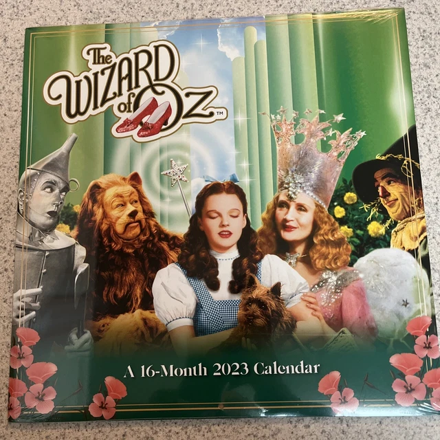 2023 THE WIZARD of Oz Wall Calendar 22.62 PicClick