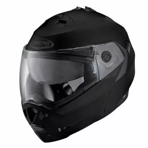 Casco Moto Caberg Modulare Apribile Duke Doppia Visiera Nero Opaco Taglia Xl