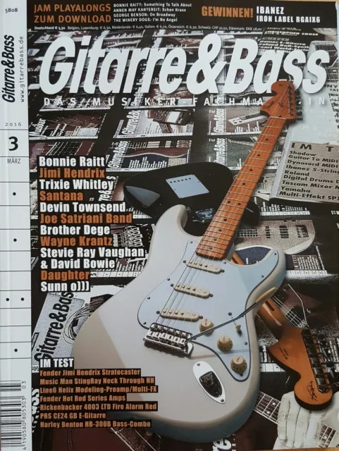 Gitarre & Bass Das Musiker-Fachmagazin März/2016  ungelesen/neuwertig
