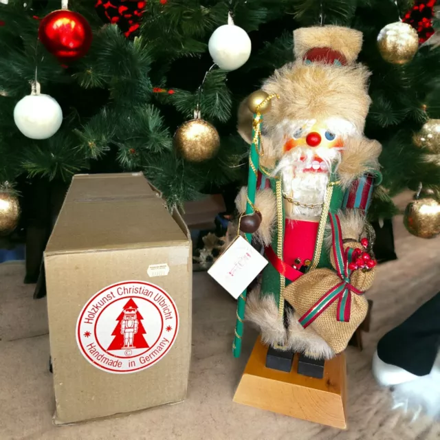 Christian Ulbricht Santa Claus Nutcracker Ltd Ed Signed Wood Christmas Germany