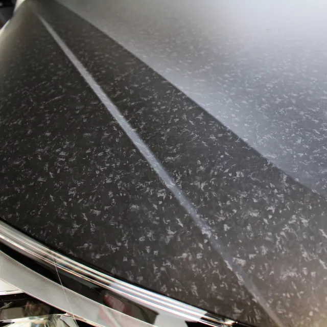 FILM 3D CARBONE forgé film mat emballage de voiture voiture noir