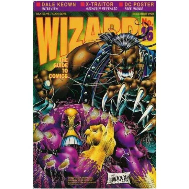 Wizard Magazine #16 in Near Mint minus condition. Wizard comics [g*