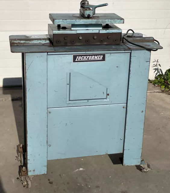 Lockformer Pittsburg Machine w/ Curve Attachment 1ph 20 Gauge (101791)