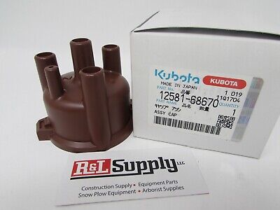 Kubota Genuine Rotor & Distributor Cap WG750 WG600 12581-68650 12581-68670 