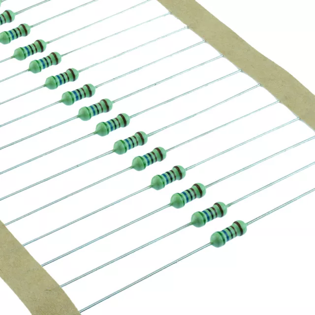 1/4W 0.25W Metal Film Resistor ±1% 1K Ohm to 4.7M Ohm