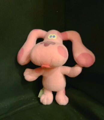 pink plush puppy