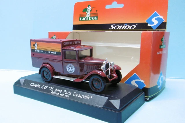 Solido L'Age d'or - CITROEN C4F 25ème Paris Deauville édition spéciale BO 1/43