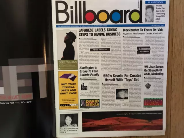 Billboard  Oct 11  1997 with  large  Janet Jackson poster ad 2