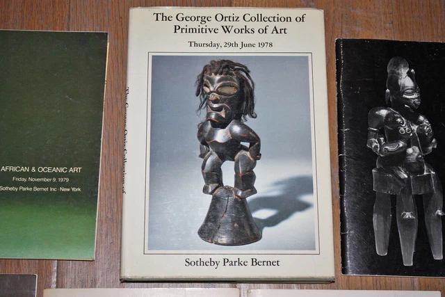 (7)  1970’s Sotheby's Park Bernet Galleries Auction Catalogs, George Ortiz Coll!