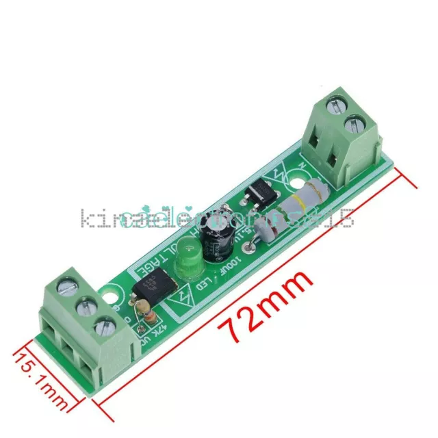 AC 220V 1-Bit Optocoupler Isolation Module Voltage Detect Board Adaptive for PLC