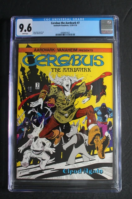 CEREBUS the Aardvark #7 DAVE SIM 1978-79 Vanaheim 2nd ELROD Elric CGC NM+ 9.6