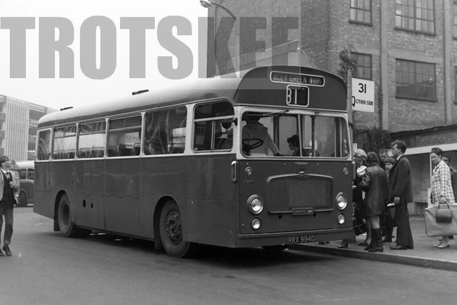 Larger Negative Thames Valley Bristol LH6L ECW 203 RRX994G High Wycombe 1969