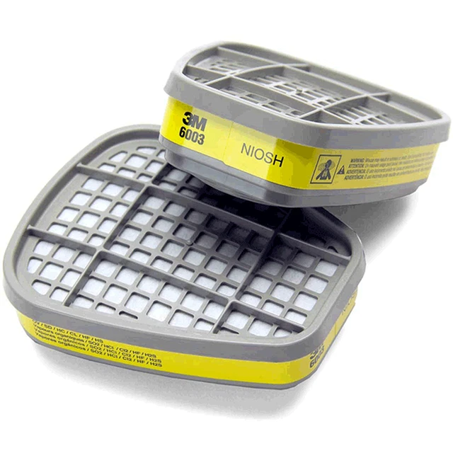 Ricarica cartuccia gas vapore/acido organico 3M 6003/07047, 2 per confezione