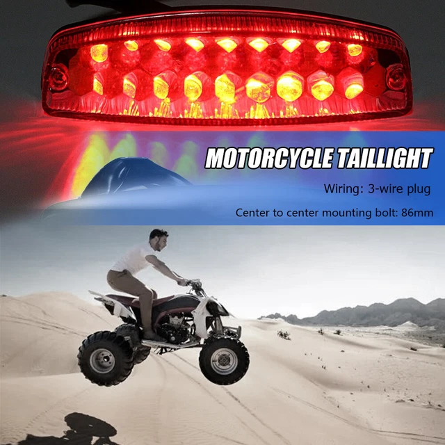 12V 16 LED Tail Brake Stop Lights Motorcycle Rear Lamps for TaoTao Buyang Kazuma