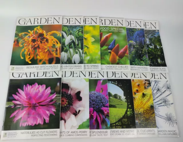 RHS The Garden Magazine - Jan - Dec 2007 Full Year Royal Horticultural Society