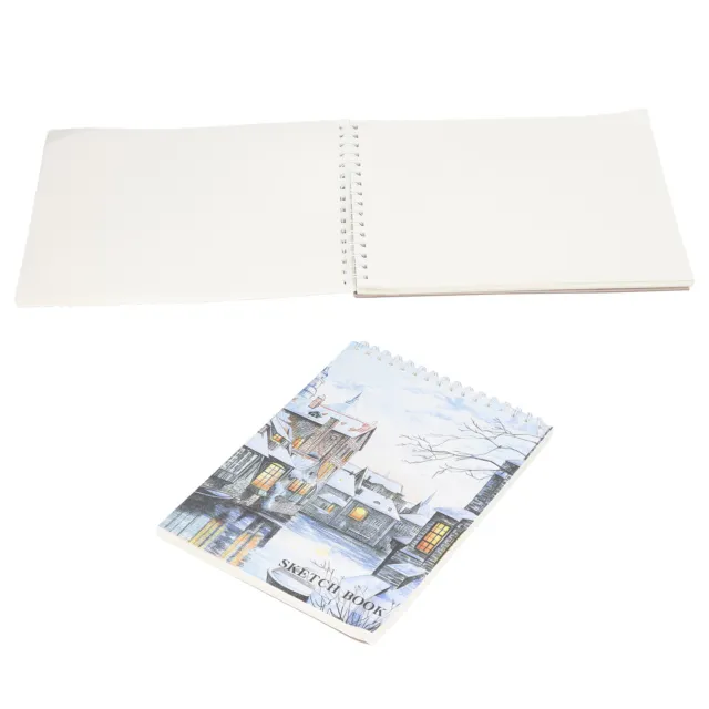 A4/8K/16K Sketchbook For Markers Drawing Spiral Notebook Blank Sketch Paper  Kraft Cover Pencil Painting Notepad Art Supplies