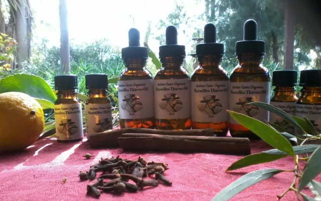 Thieves Essential Oil ~ 10 / 30 / 50ml sizes The Organic blend made at our farm.