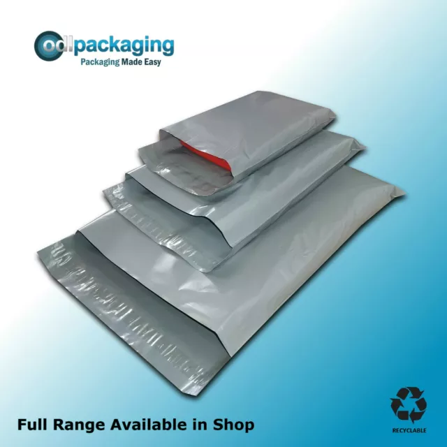 Grey Mailing Bags Strong Parcel Postage Plastic Post Poly Self Seal Envelopes