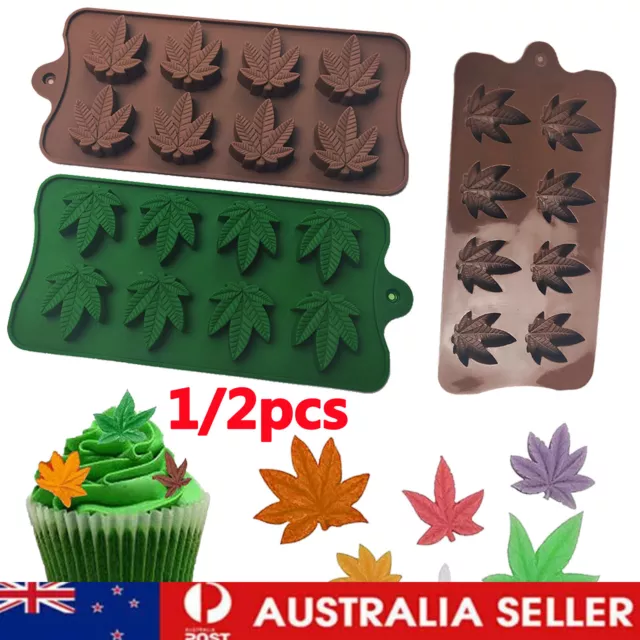 Marijuana Weed Cannabis Maple Leaf Silicone Mould Mold Gummies Gummy Candy Cake