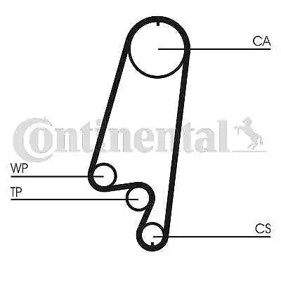 Timing Belt Continental Ctam Ct866 For Opel,Vauxhall 2