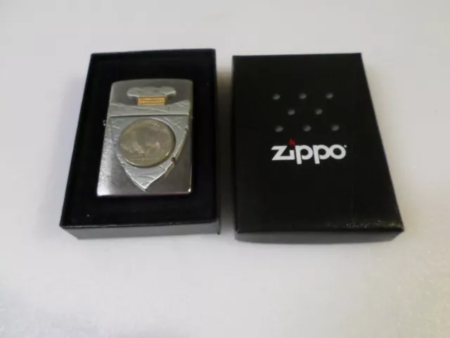 2006 Piercing Buffalo Nickel Zippo Lighter - 26518 - Nib