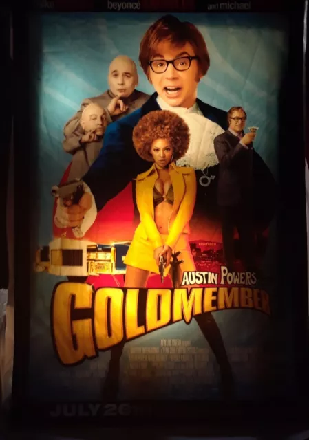 Austin Powers GOLDMEMBER Original Advance One Sheet D/S Movie Poster 27"x40" 2
