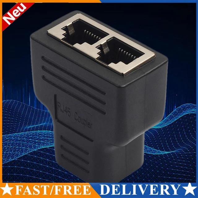 Cavo splitter di rete, adattatore da RJ45 feina a RJ11 aschio per