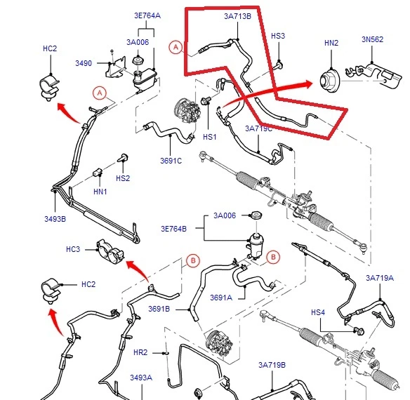Tubo Di Ritorno Servo Per Ford Transit 2.2 TDCi | Kit Riparazione 2283922/2389416 | FWD 2014+ - Foto 8