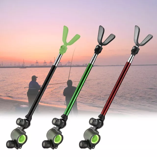 Portable Fishing Rod Holder Fishing Pole Stand Telescopic Stretched Brackets