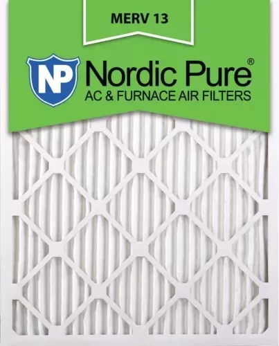 Nordic Pure 12x24x1  Pleated MERV 13 Air Filters 4 Pack