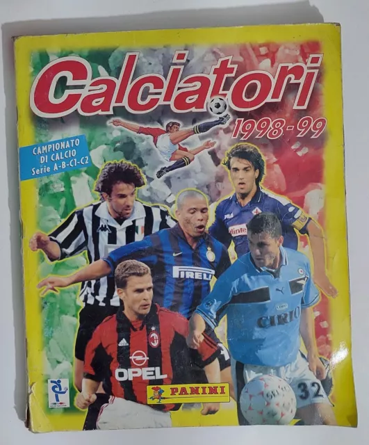 60802 Album Figurine Panini - CALCIATORI 1998 - 1999 - fig 482/499