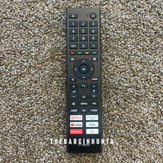 Toshiba Replacement TV Remote Control for model CT-95022