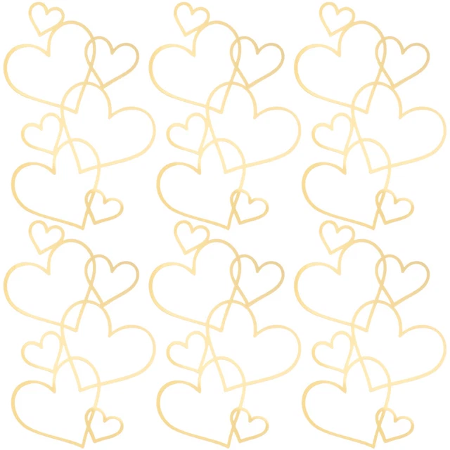 6 Pcs Cake Adornments Valentines Day Decorations Happy DIY Picks Baby Food