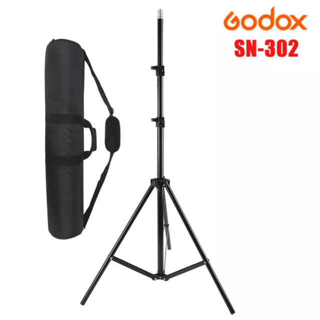 Godox SN-302 Studio Photography Light Stand Tripod Support Holder with Carry Bag