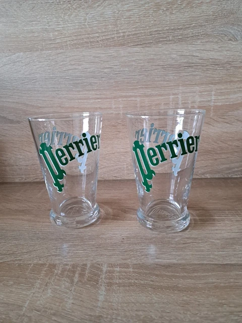 lot de 2 verres Perrier 39cl