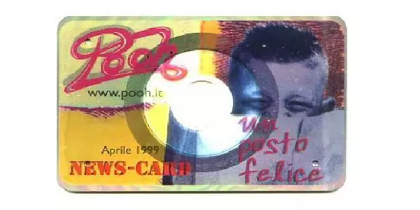 Pooh News Card Cdb"Un Posto Felice"  Aprile 1995.