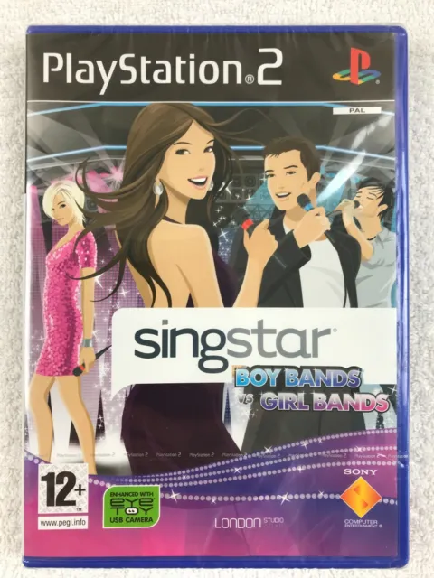 SingStar Boybands Vs Girlbands (Sony PlayStation 2, 2008) - PAL - NEW & SEALED