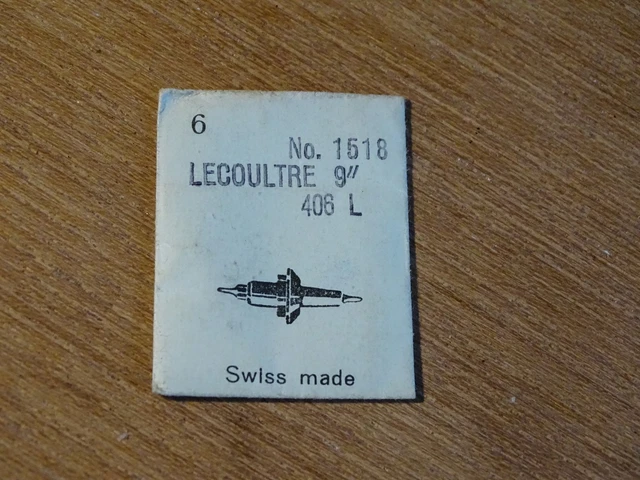 Axe De Balancier Pour Montre Peseux Calibre 320-330 - Pièce Horlogerie Neuve, Sans Marque