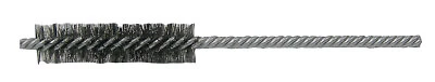 Double-Spiral Double-Stem Power Tube Brush, 7/8 in Dia, 1/4 in Stem Dia, 0.0104