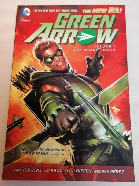 GRAPHIC NOVEL - DC Comic PB New 52 Green Arrow Vol 1 Midas Touch 4th Print 2014