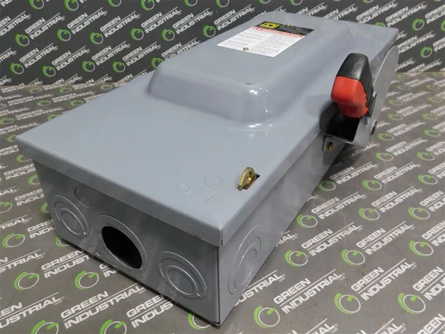 USED Square D H363N Fusible Disconnect Switch 100A 600VAC/DC Ser. F05