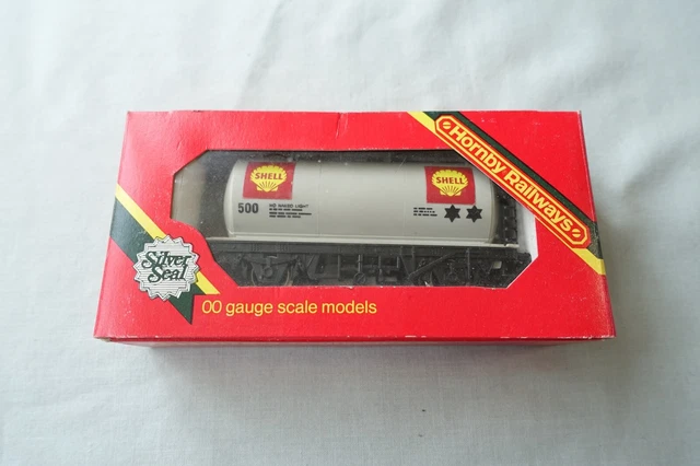 HORNBY RAILWAYS R020 Monobloc Tanker Shell Tank Wagon Very Good Oo ...