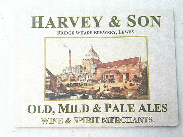 Vintage Harvey & Son ~ Biermatte des Jahres 1990 Katze Nr. 17 Biermatte/Untersetzer