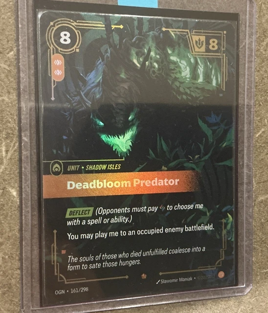 RIFTBOUND TCG - Origins - Deadbloom Predator Foil - NM - 161/298 £92.30 ...