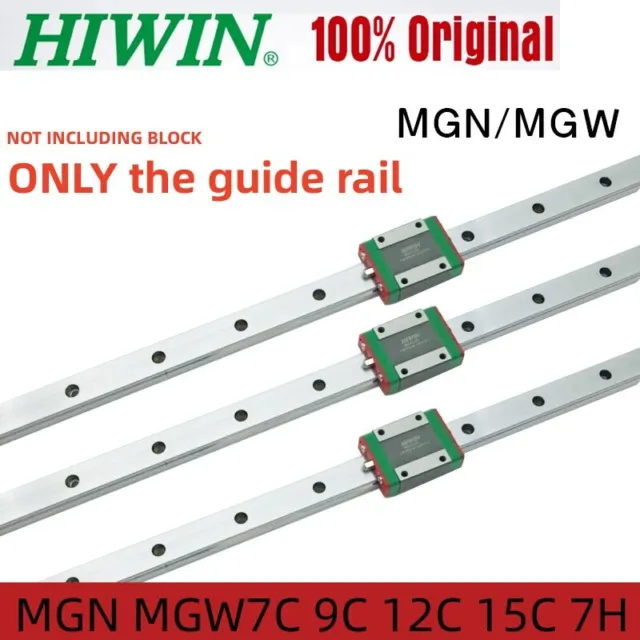 1pc Hiwin Linear Guide Rail MGN7 MGN9 MGN12 MGN15 MGW7 MGW9 MGW12 for 3D Printer