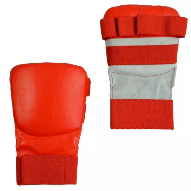 Faustschutz rot für Karate JuJutsu Freefight Handschutz