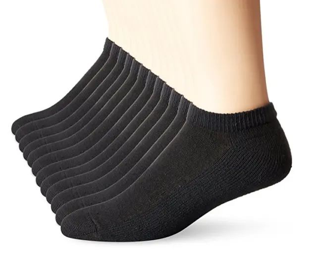 Hanes 6 Pack Classics No Show Mens Socks, Sock Size: 10-13/Shoe Size: 6-12