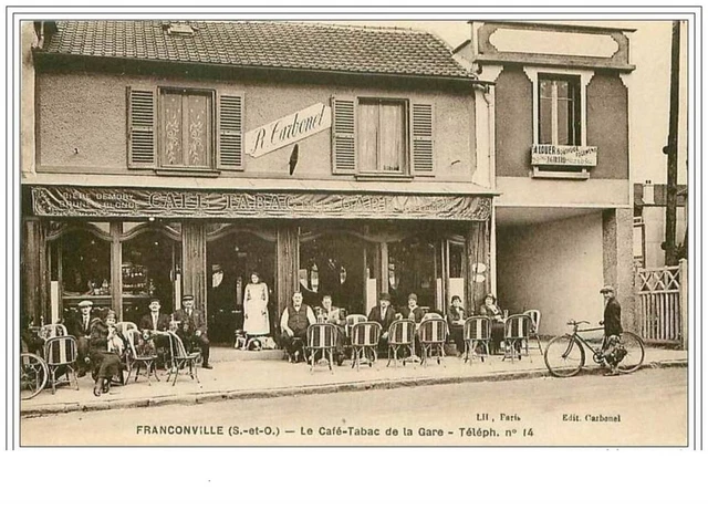 95.FRANCONVILLE.LE CAFE TABAC DE LA GARE.TEL n°14