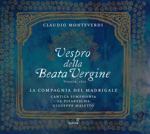 Claudio Monteverdi Claudio Monteverdi: Vespro Della Beata Vergine (CD)