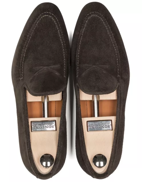 Bontoni Loafer en Marrón Oscuro De Terciopelo RegEUR890